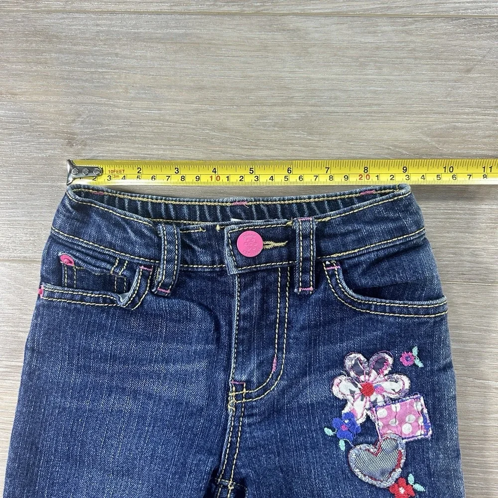 Vtg Est. 1989 The Children's‎ Place 2T Patchwork Straight Cuffed Jeans